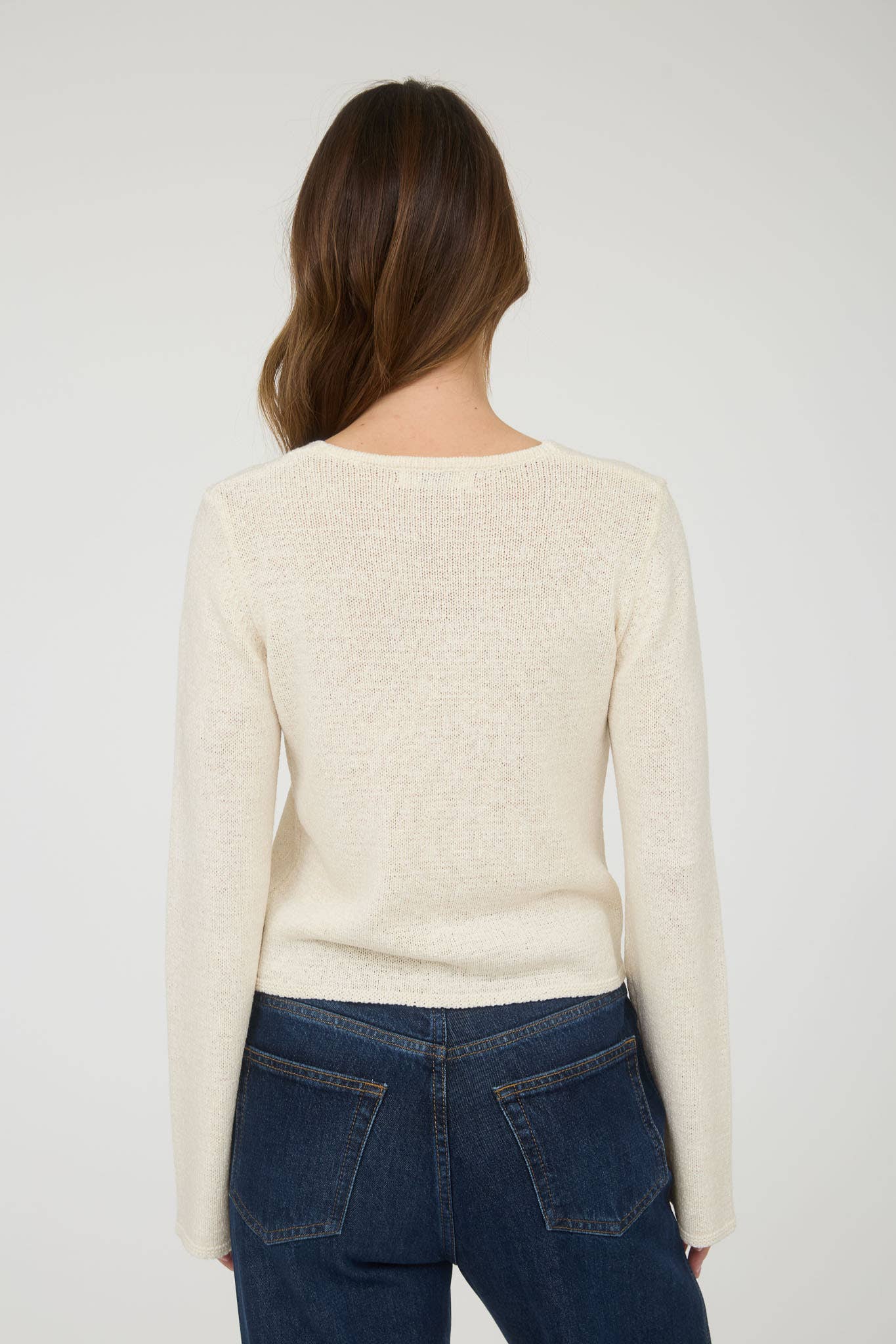 Allie Tie Front Long Sleeve