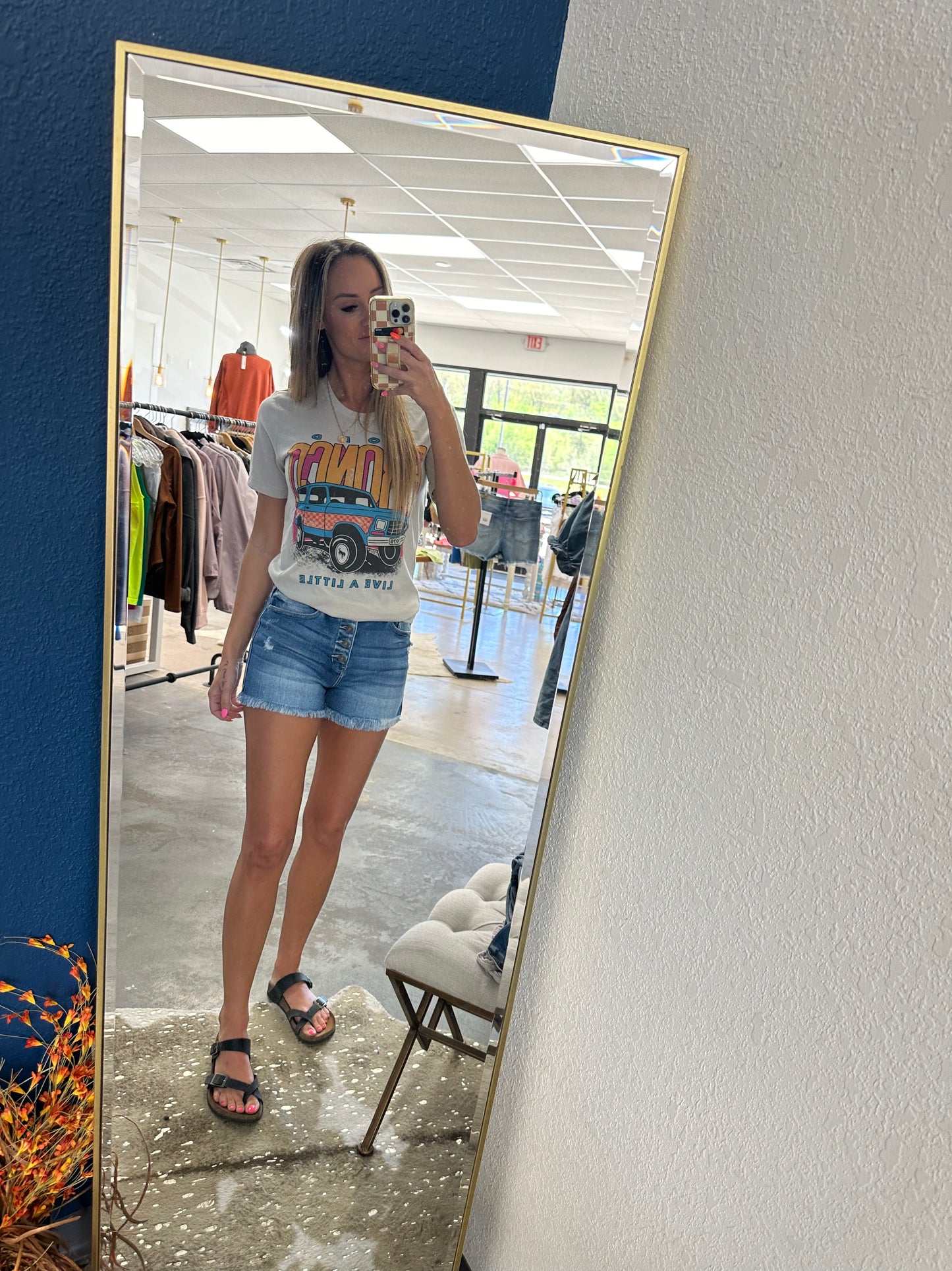 Live A Little Vintage Bronco Tee