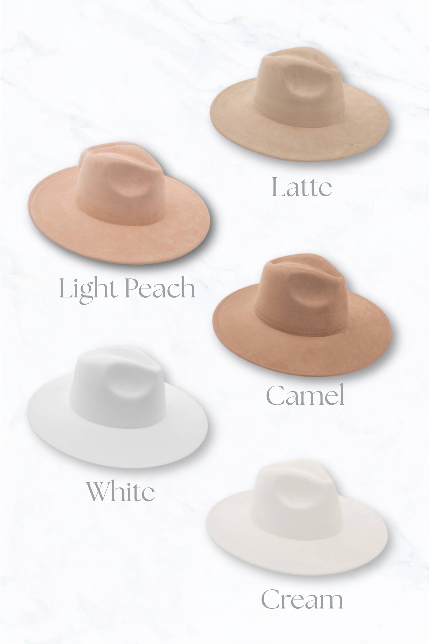 Suede Fedora Hat