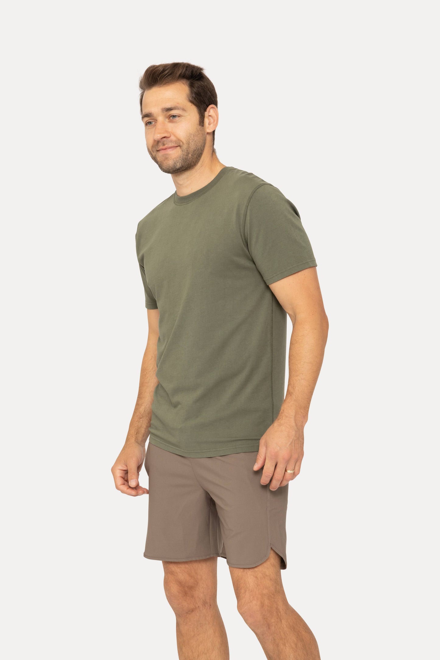 Pima Cotton Blend Short Sleeve Tee
