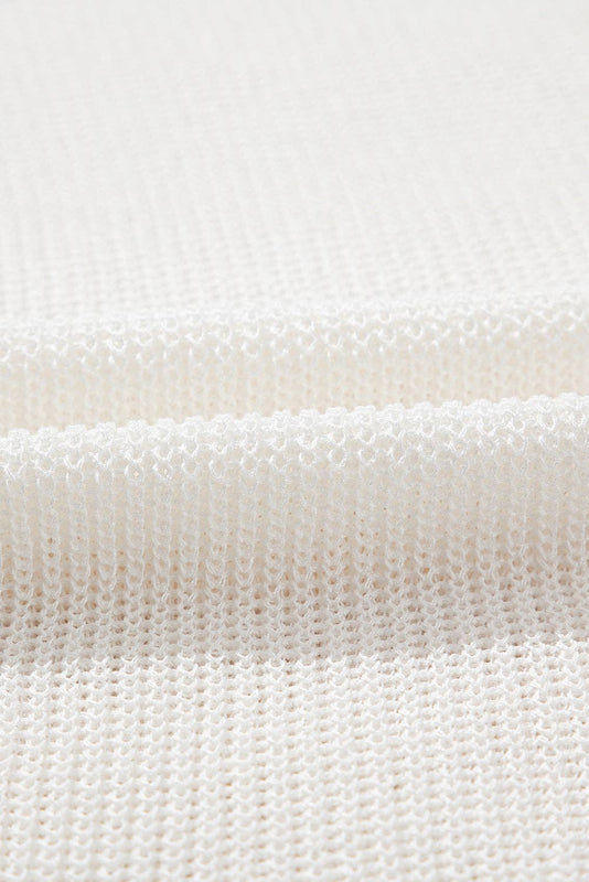 Solid Bell Sleeve Cardigan Sweater