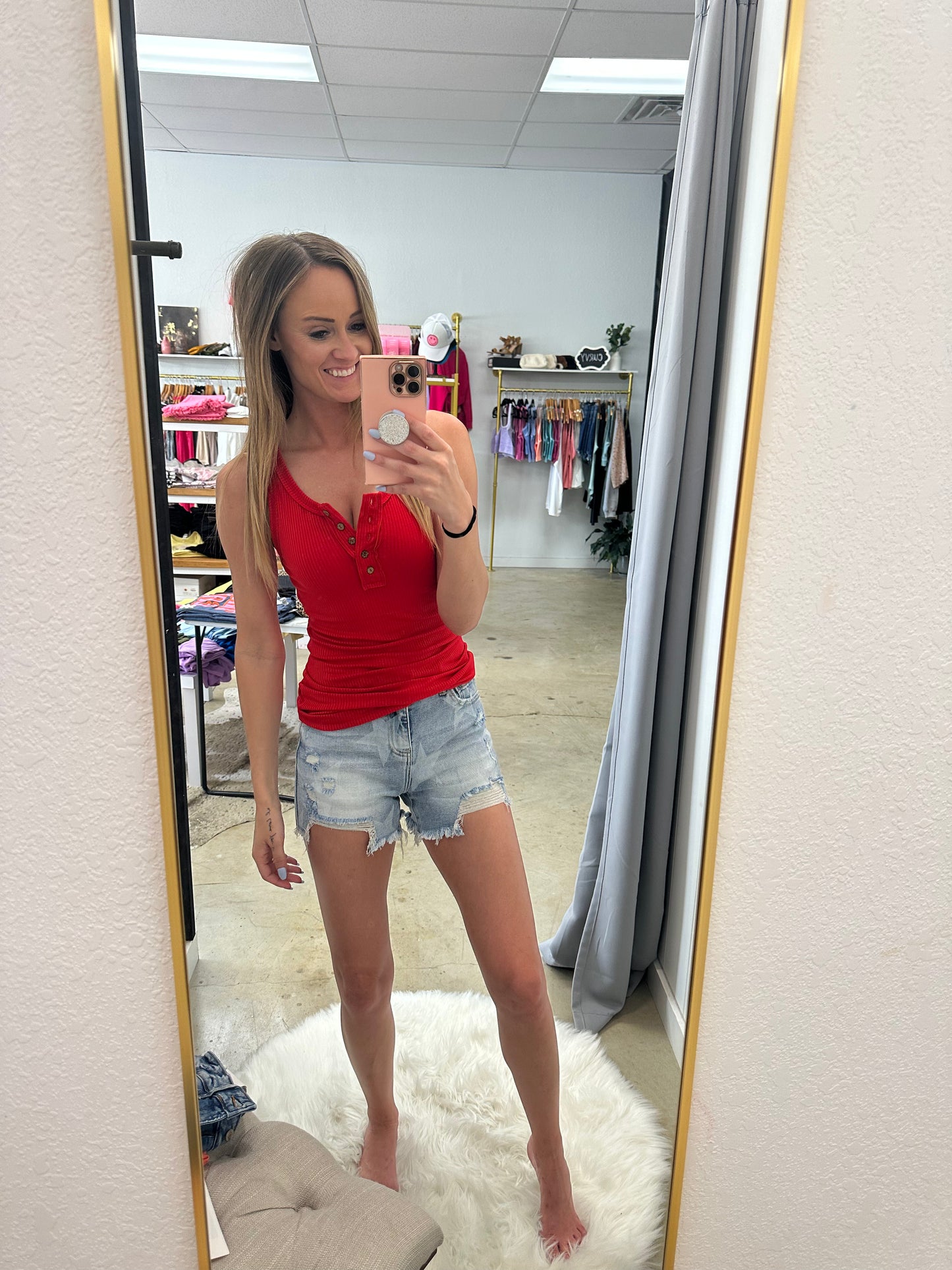 Summer Ready Ribbed Tank