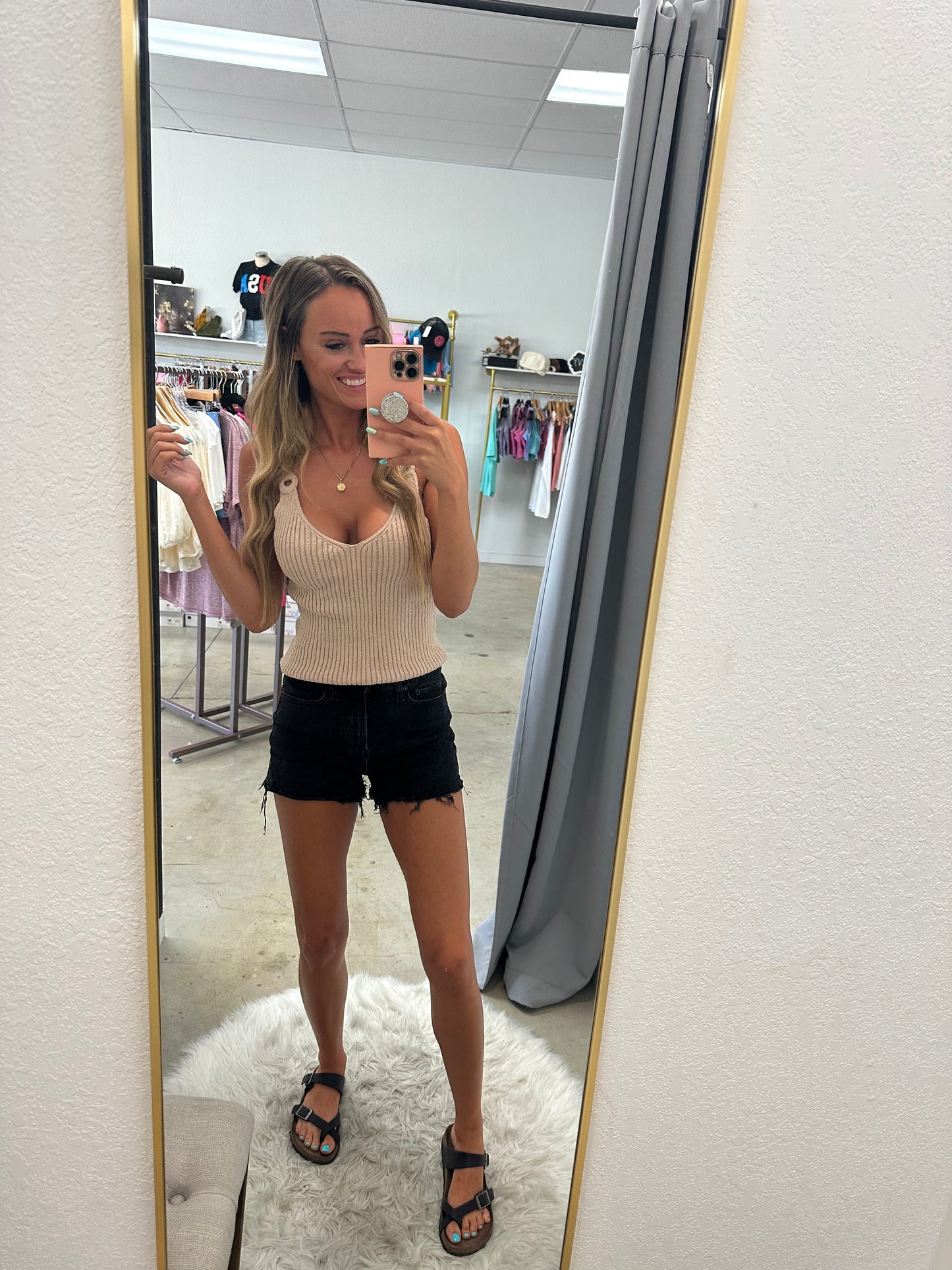 It’s My Time V-Neck Knit Top