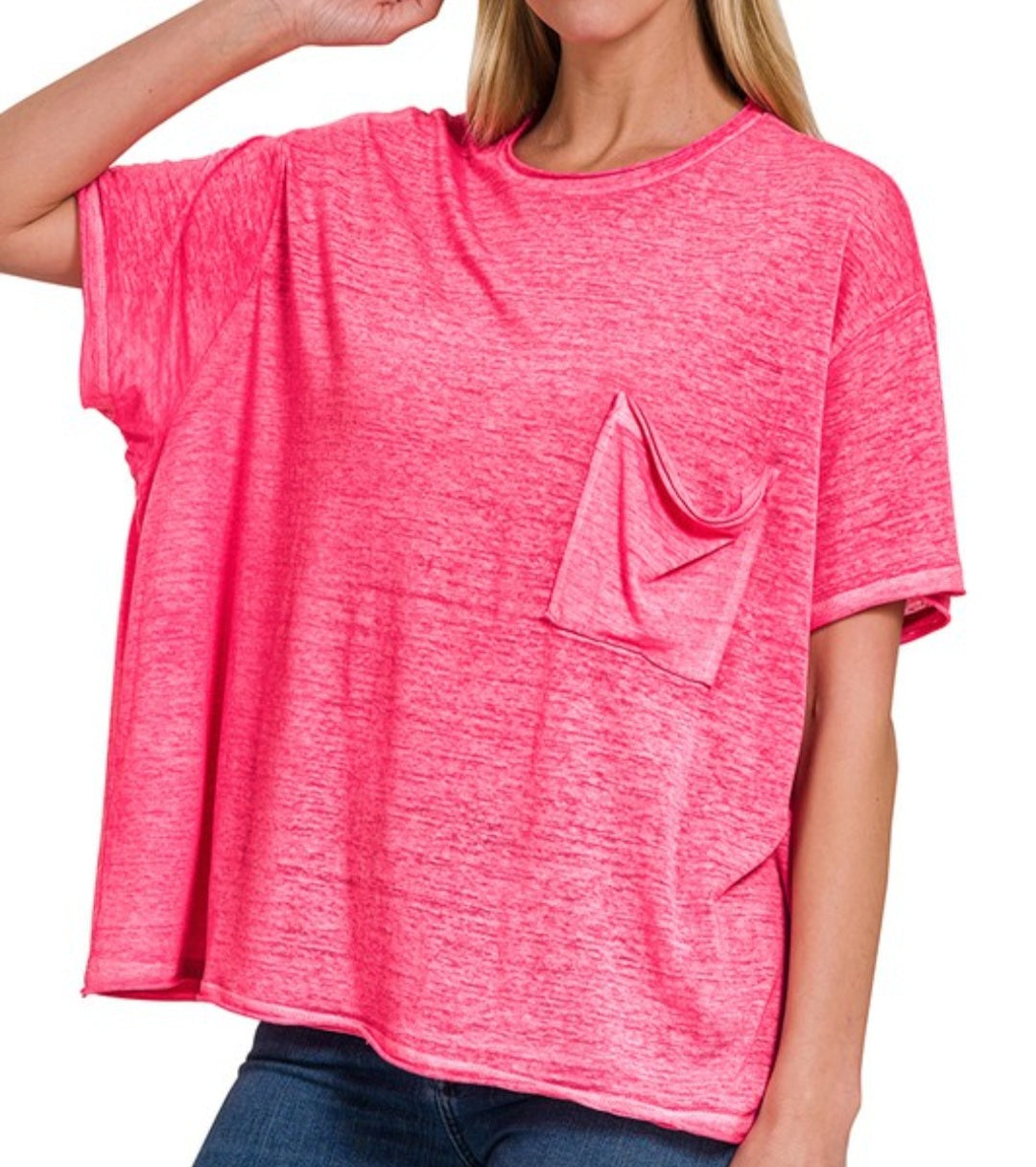Easy Going Washed Burnout Tee
