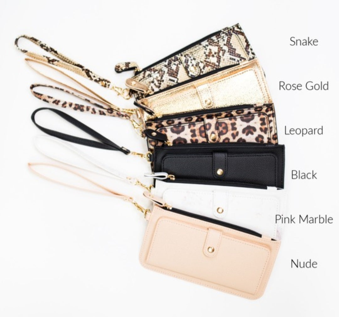 Rose Gold Leopard Wristlet Straps