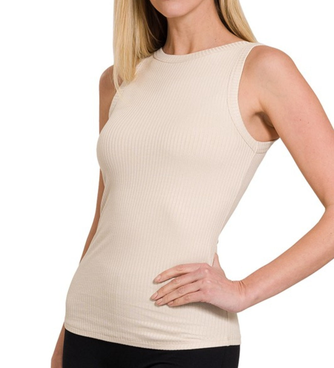 Bet You Ribbed Boatneck Tank