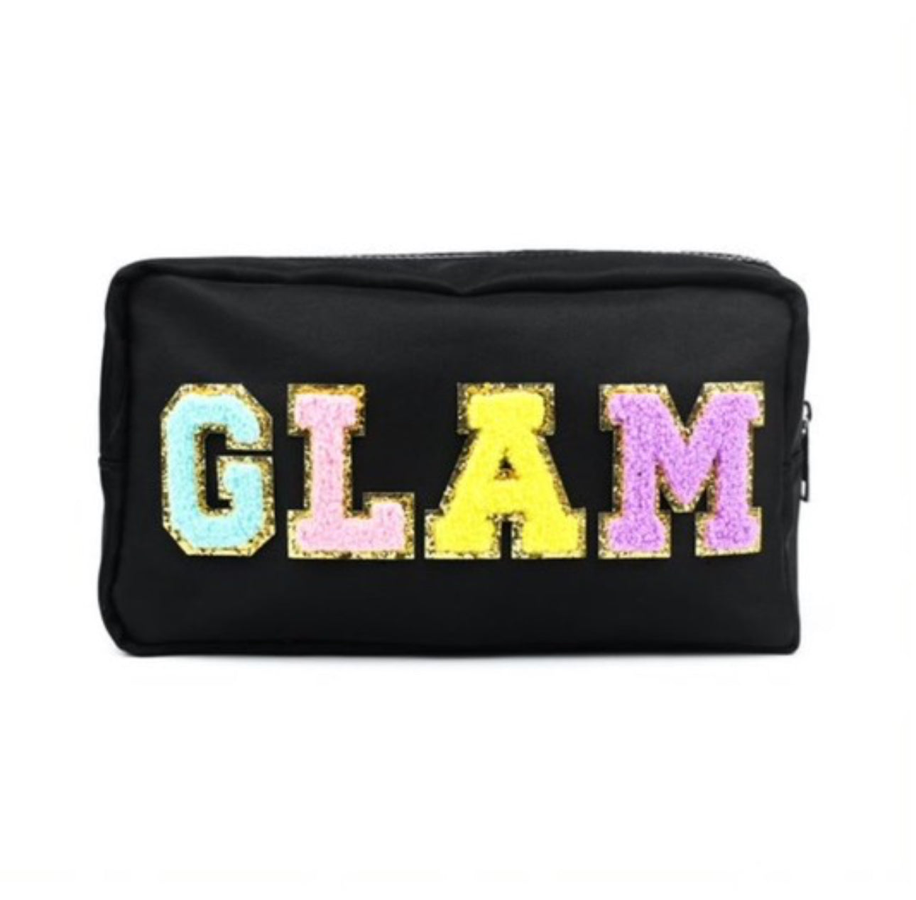 Varsity Letter Cosmetic Makeup Bag