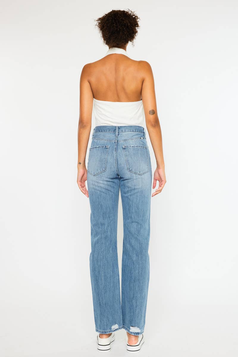 Bailey High Rise Straight Denim