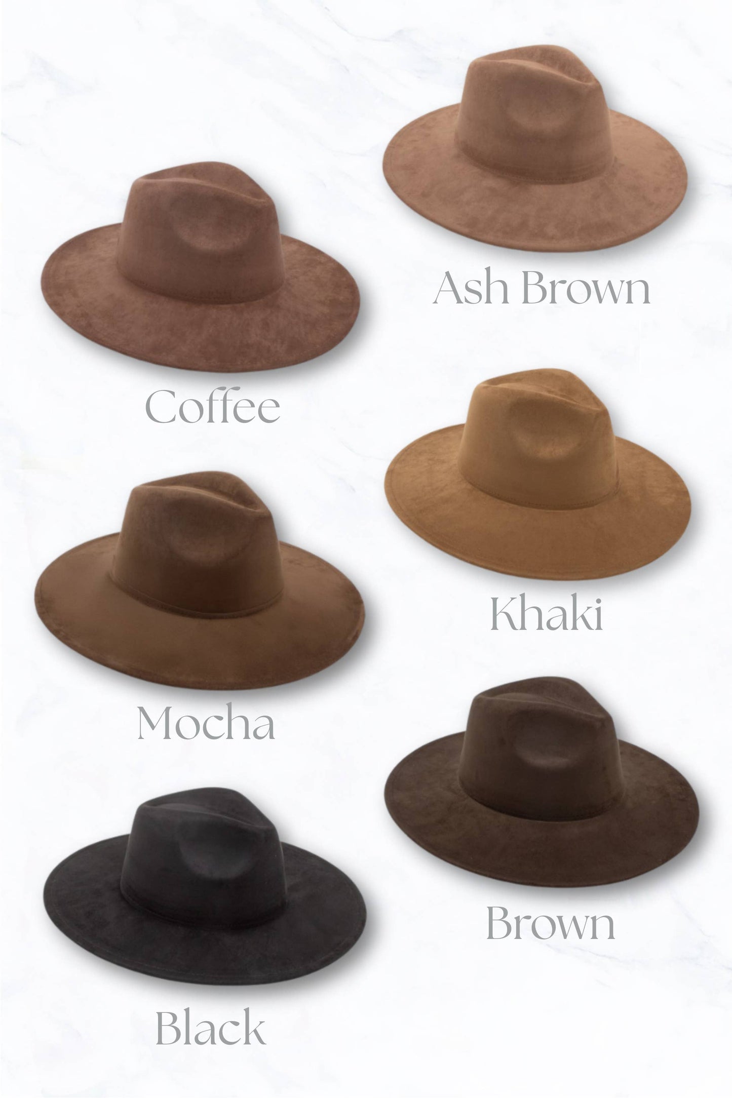 Suede Fedora Hat
