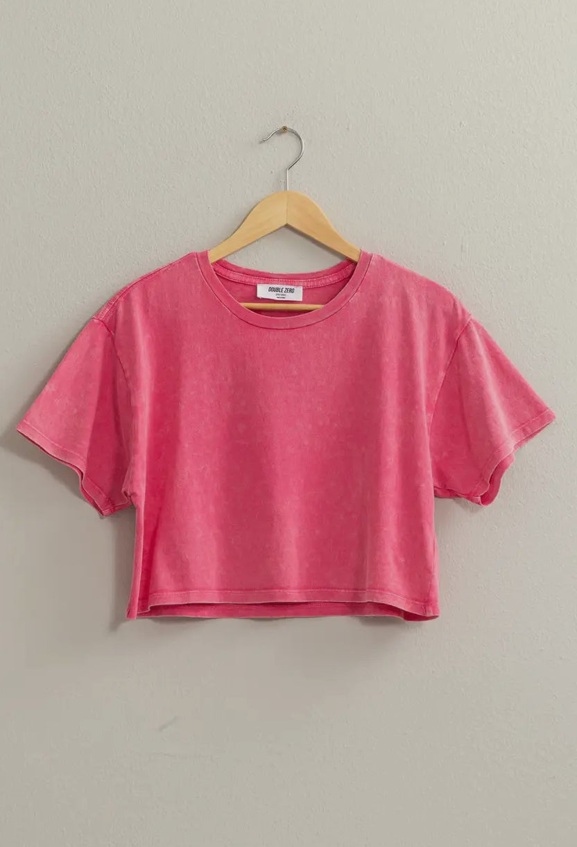 Casual Cropped T Shirt