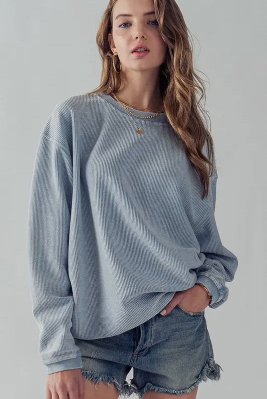 Emily Oversized Vintage Wash Sweater