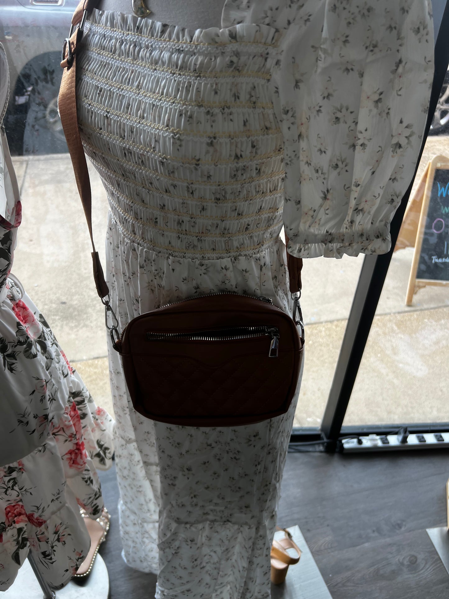 Brown Handbag with wallet