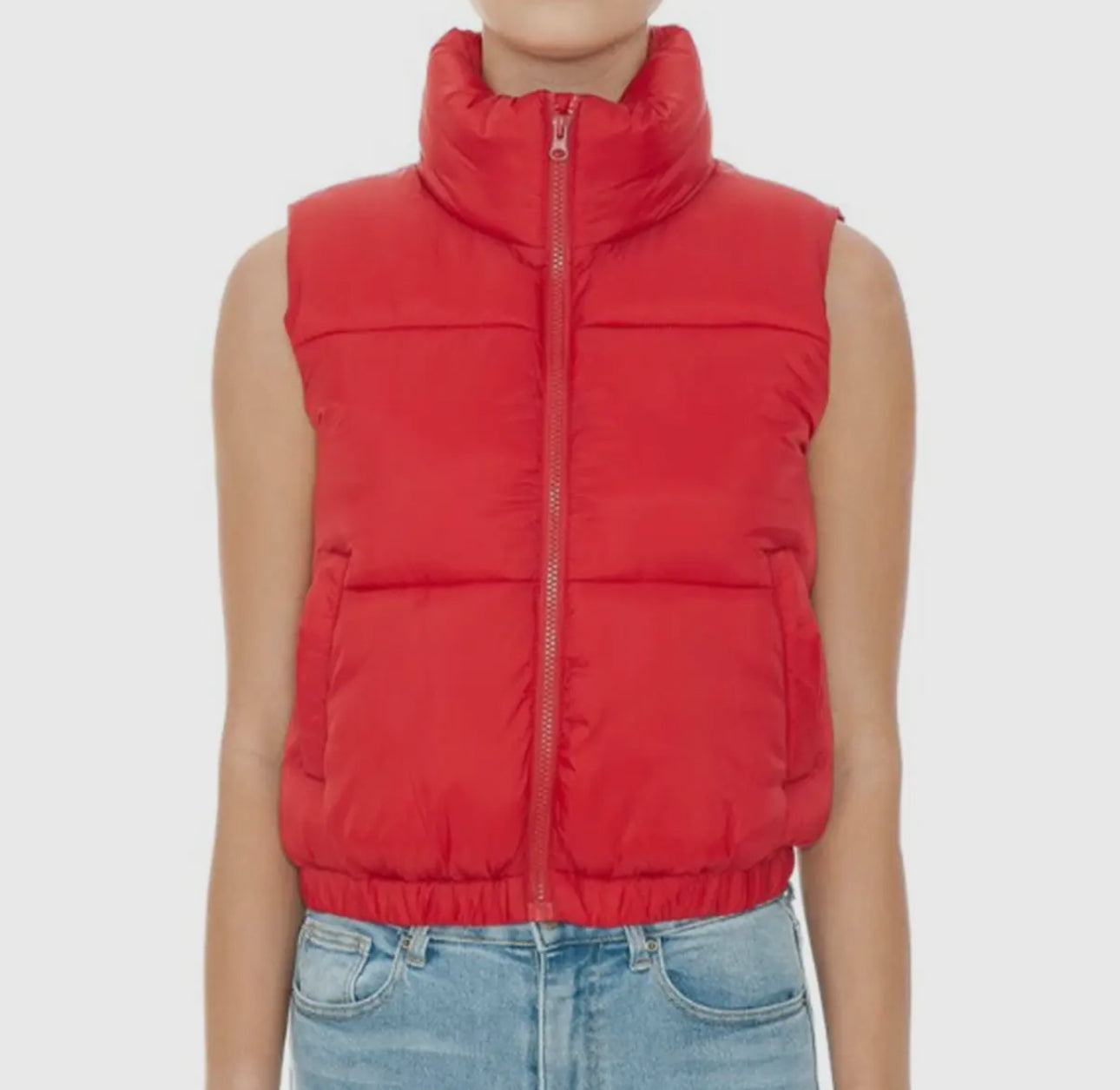 Red Puffer Vest