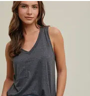 Slub Knit Tank Top