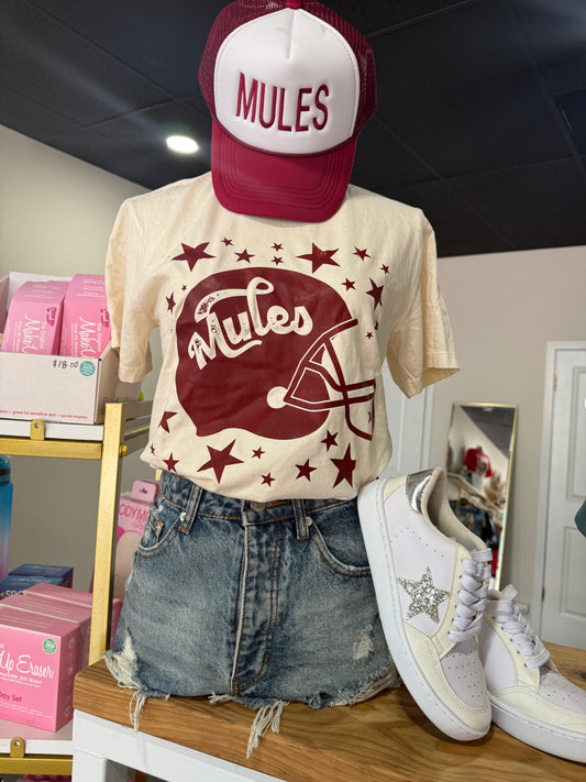 Mules Helmet Tee
