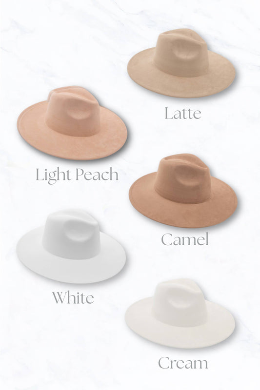 Suede Fedora Hat