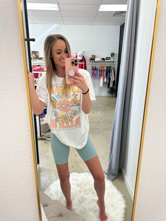 Hard To Forget Seamless Ribbed Biker Shorts