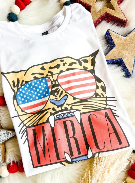 Merica Cheetah Tee