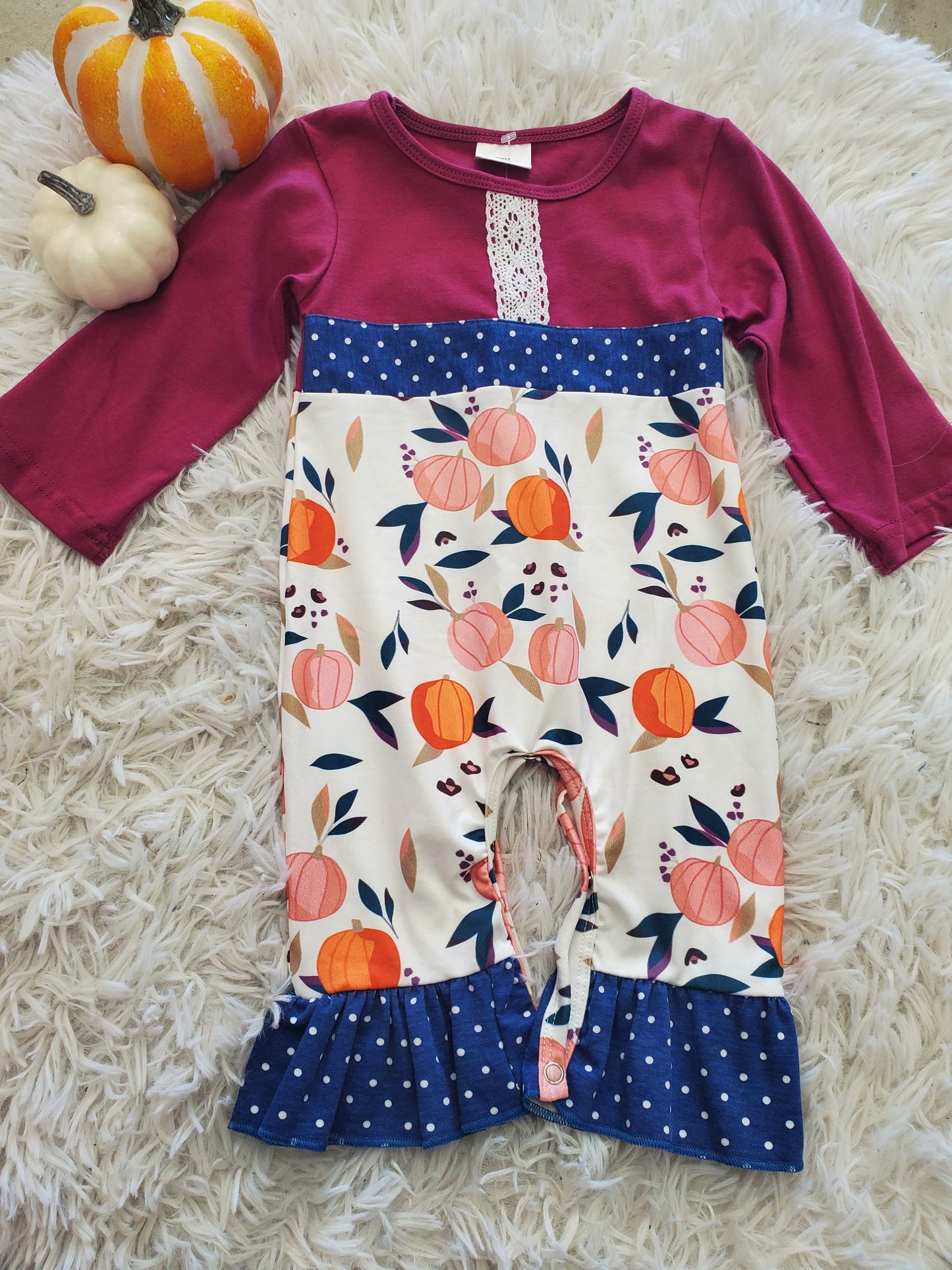 Pumpkin Patch Romper