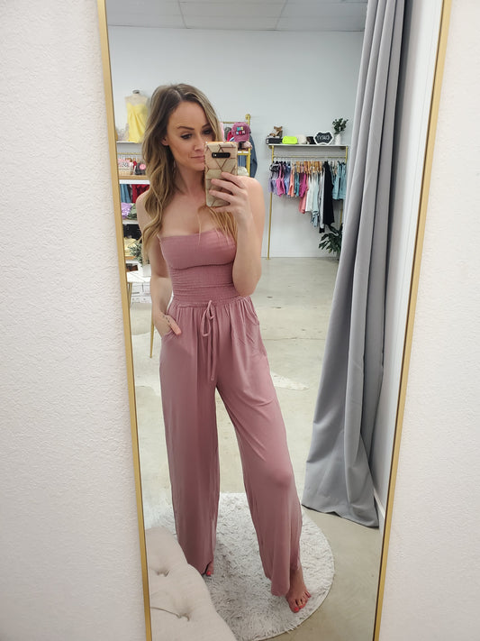 Temptations Tube Top Jumpsuit