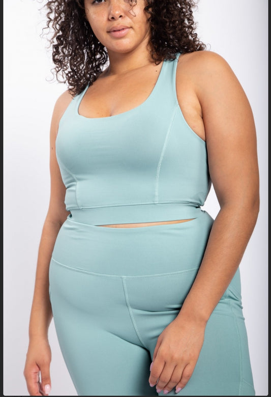 Curvy Y Back Sports Bra