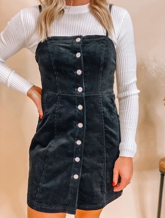 Flair Corduroy Dress
