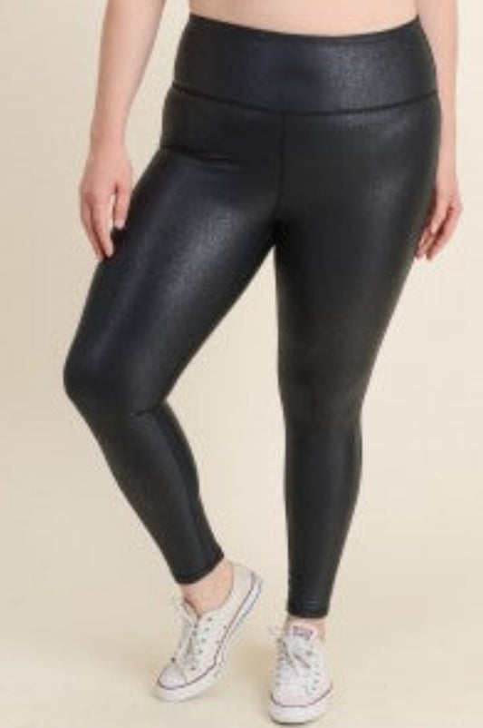 Curvy Foil Leggings