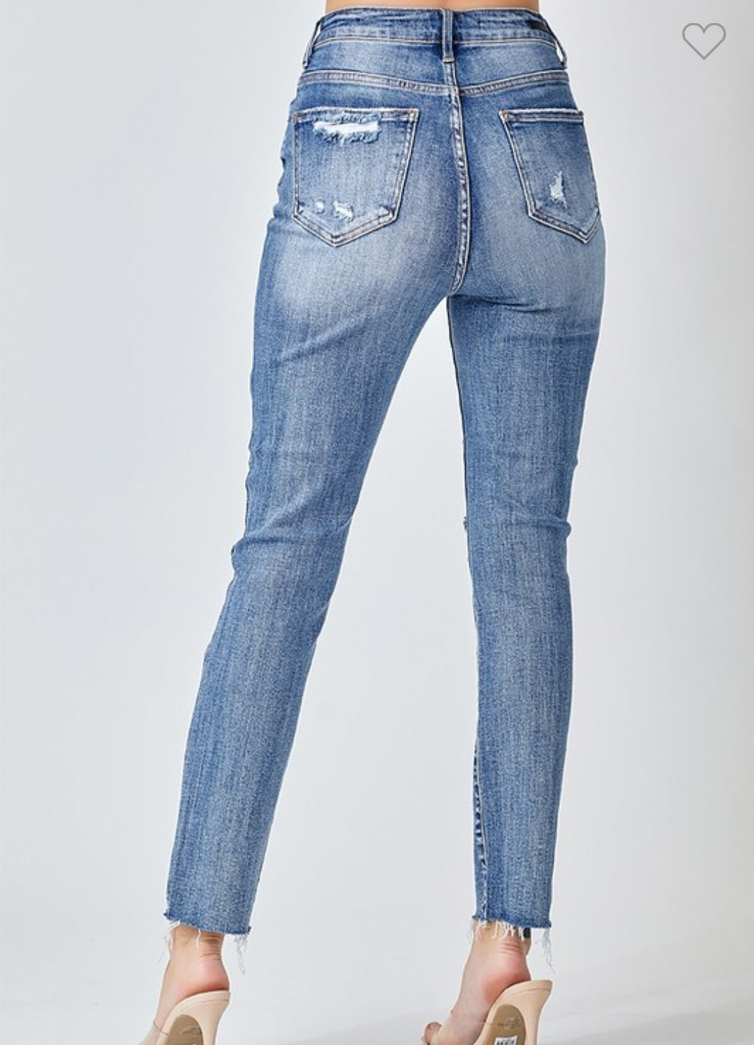 The "Sarah" Distressed Denim