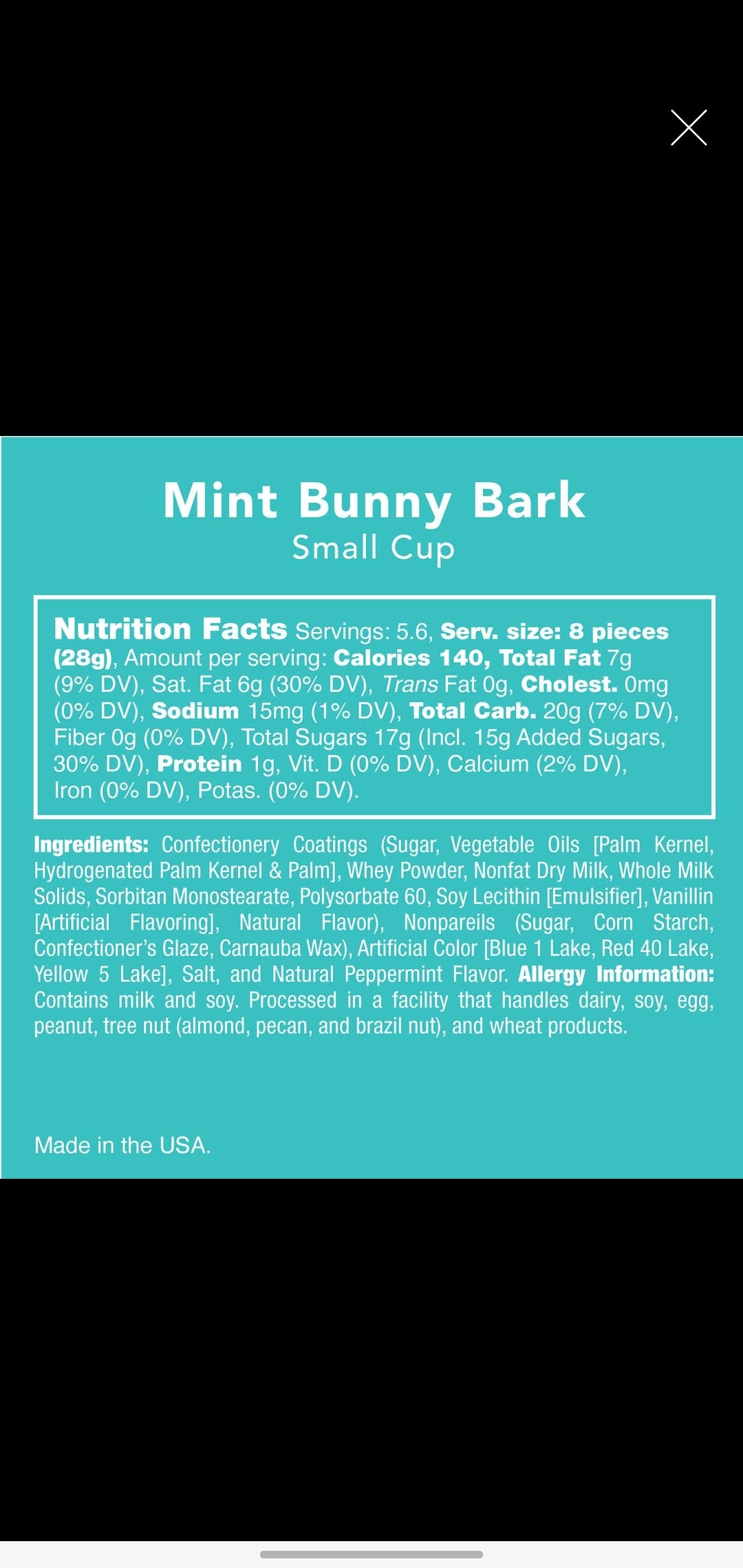 Mint Bunny Bark