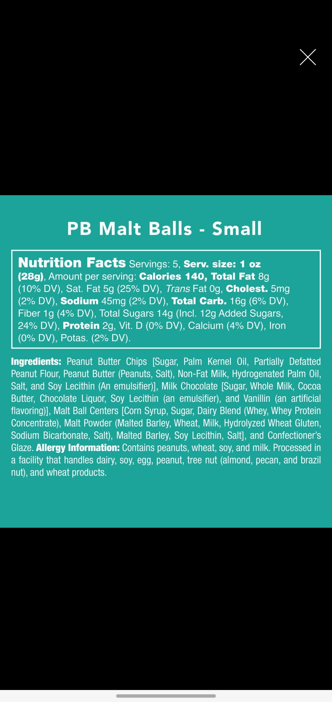 PB Malt Balls