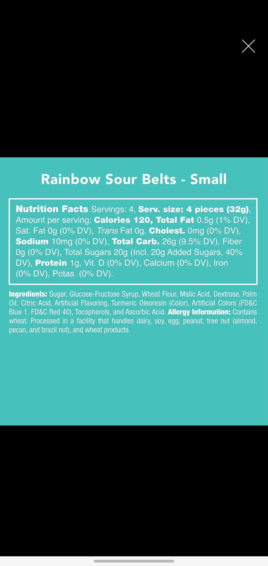 Rainbow Sour Belts