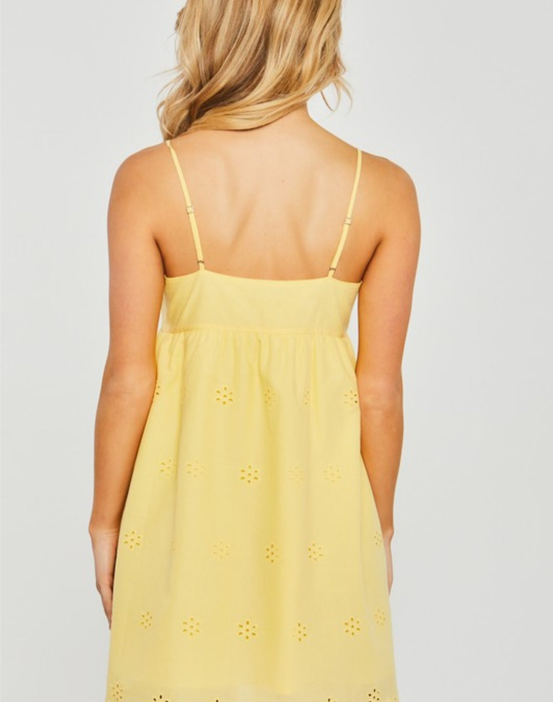 Sunset Dreams Yellow Mini Dress