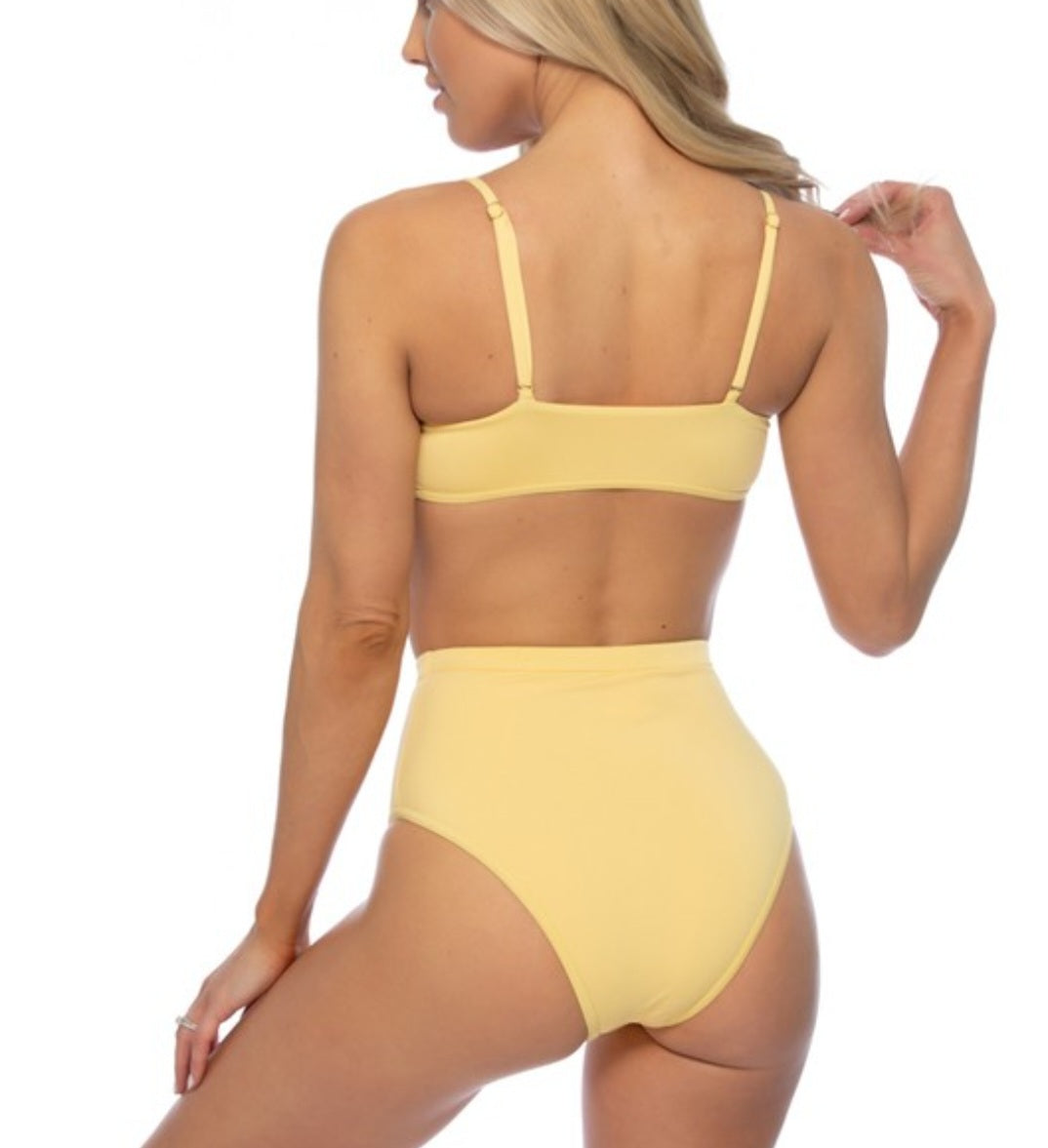 Sun Baked Yellow Highwaist Bottom