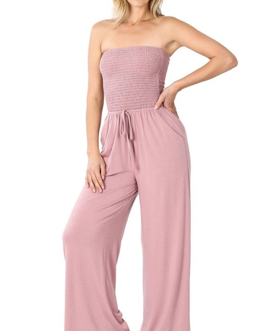 Temptations Tube Top Jumpsuit