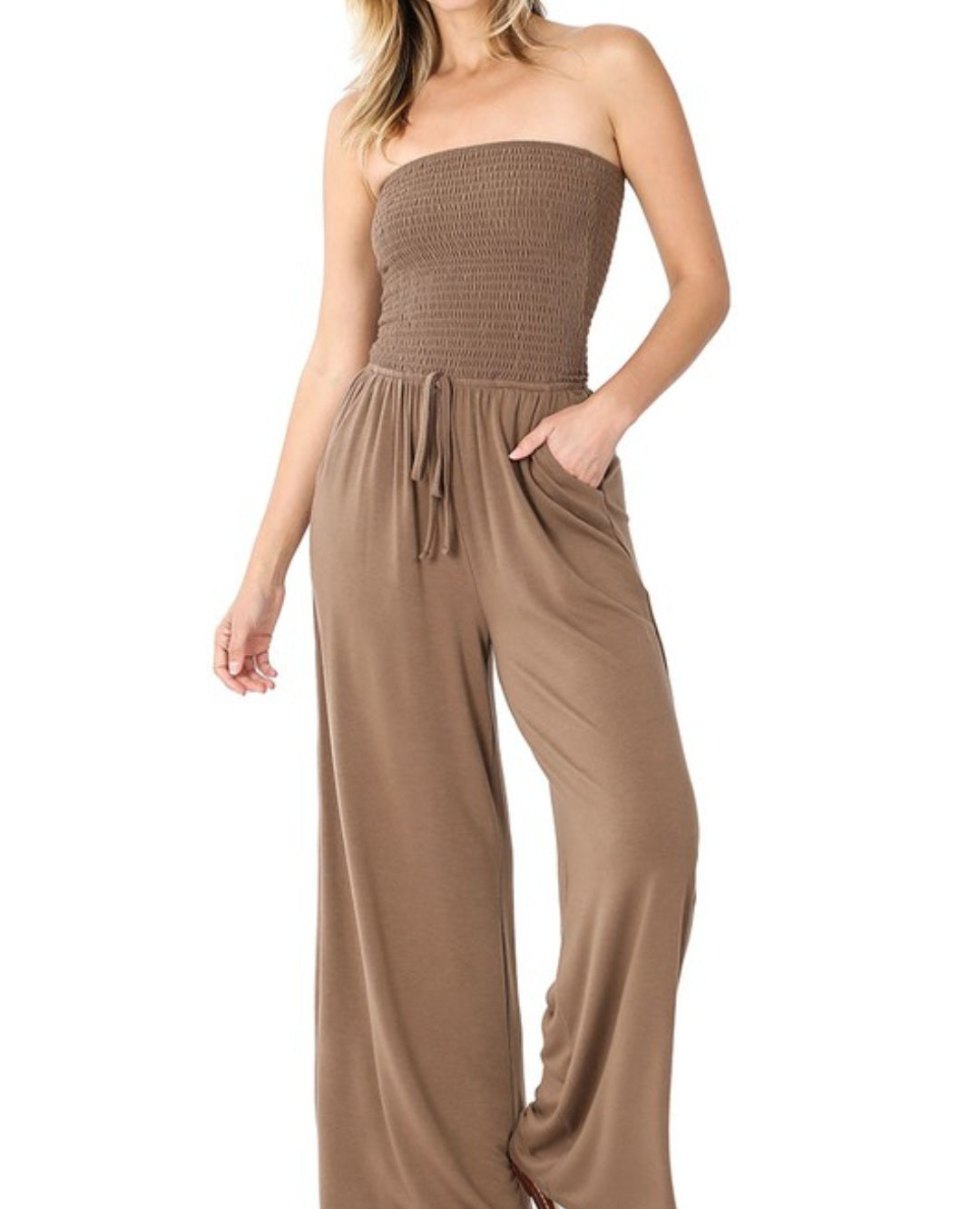 Temptations Tube Top Jumpsuit