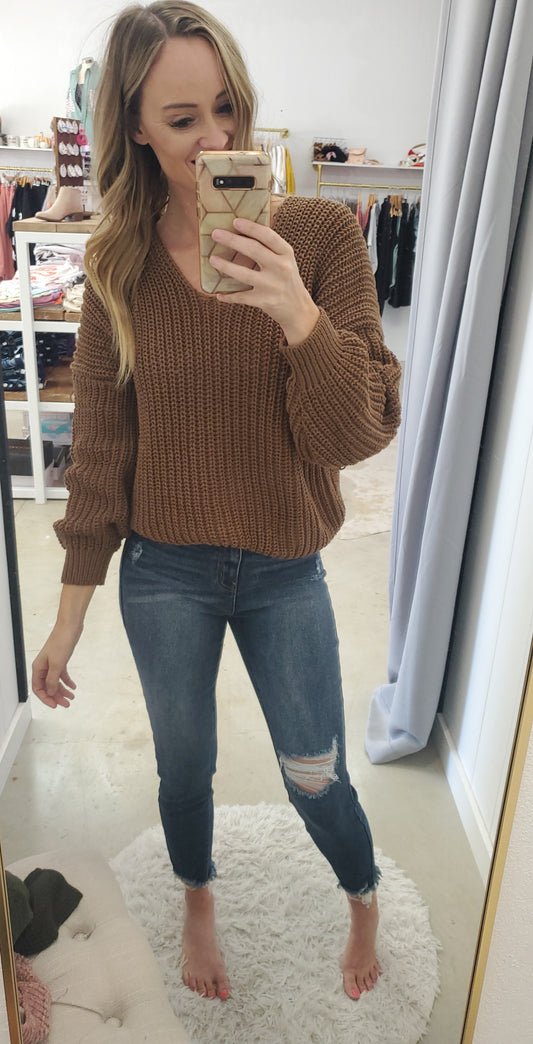 Undercover Sweetness Almond Sweater