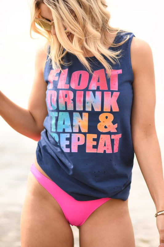 Float, drink, tan, repeat